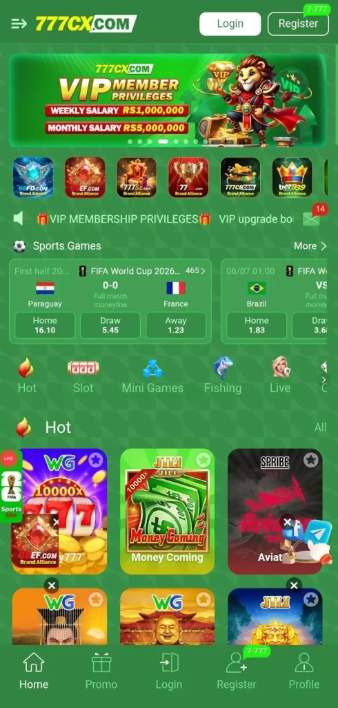 777CX Game